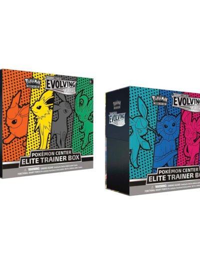 Pokemon TCG Evolving Skies Pokemon Center Elite Trainer Box Pair Set