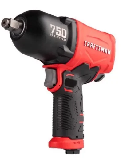 1/2-Inch Corded Air Impact Wrench – 750 ft-lb Torque for Automotive Work