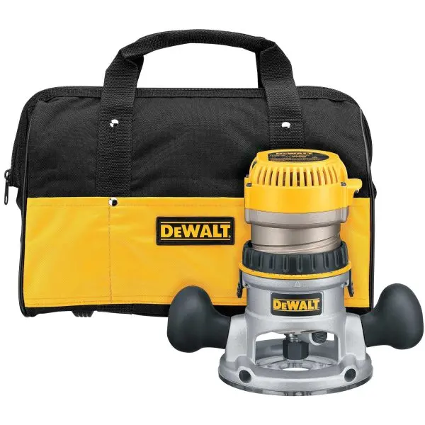 1/2-Inch Variable-Speed Fixed-Base Corded Router – 2.25 HP, Soft Case Included (Tool Only)