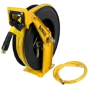 1/2-Inch x 50-Foot Auto-Retracting Air Hose Reel – Dual-Arm Industrial Design