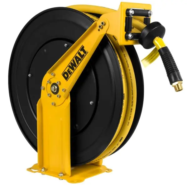 1/2-Inch x 50-Foot Auto-Retracting Air Hose Reel – Dual-Arm Industrial Design - Image 3