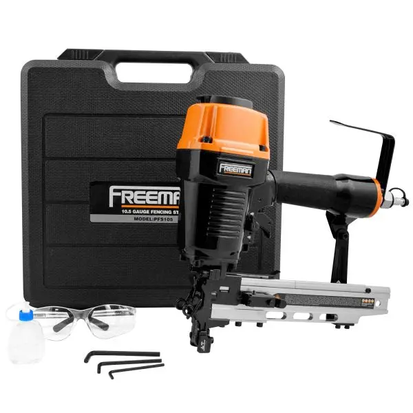 10.5-Gauge Pneumatic Fencing Stapler – 1/2-Inch Medium Crown Construction Tool - Image 2
