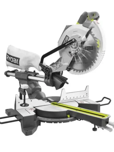 10-Inch 15-Amp Sliding Compound Miter Saw with LED Cutline Guidance