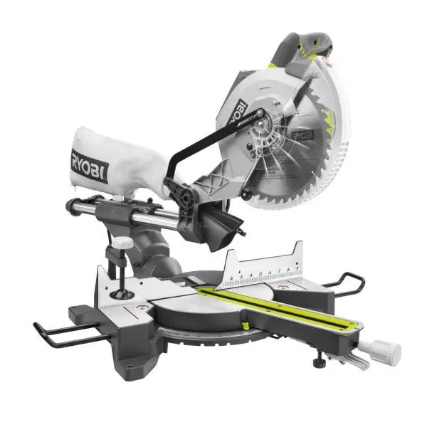 10-Inch 15-Amp Sliding Compound Miter Saw with LED Cutline Guidance