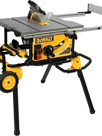 10-Inch Rolling Table Saw – 32.5-Inch Rip Capacity, 15-Amp Motor