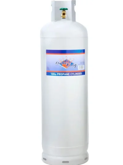 100-Pound Steel Propane Cylinder – POL Valve Tank (Ships Empty, Non-Refillable)