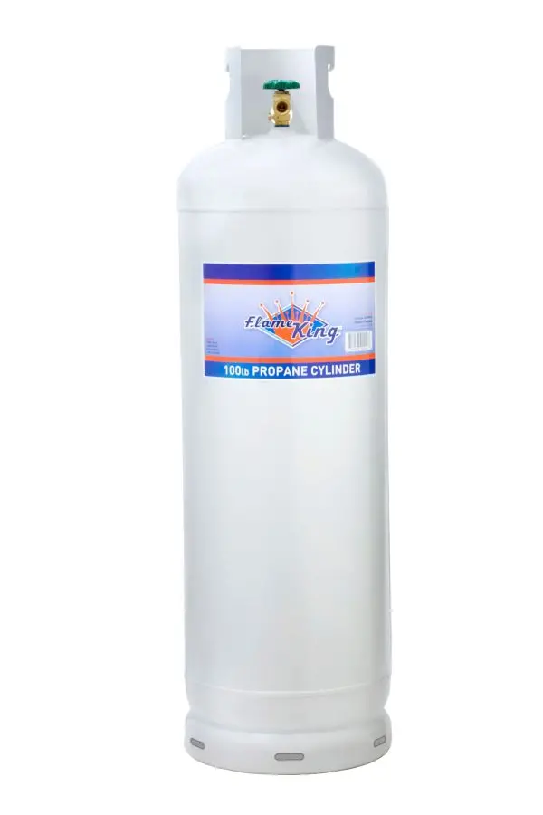 100-Pound Steel Propane Cylinder – POL Valve Tank (Ships Empty, Non-Refillable)