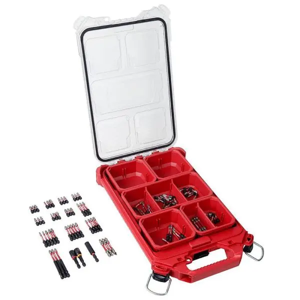 110-Piece SHOCKWAVE Bi-Metal Hole Saw Set with Driver Bit Collection - Image 2