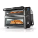 12-in-1 Smart Double Oven – FlexDoor Design with FlavorSeal Finish, Rapid Top Oven & Air Fry Bottom