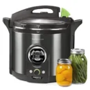 12-Quart Digital Pressure Canner – Black Stainless Steel Countertop Model