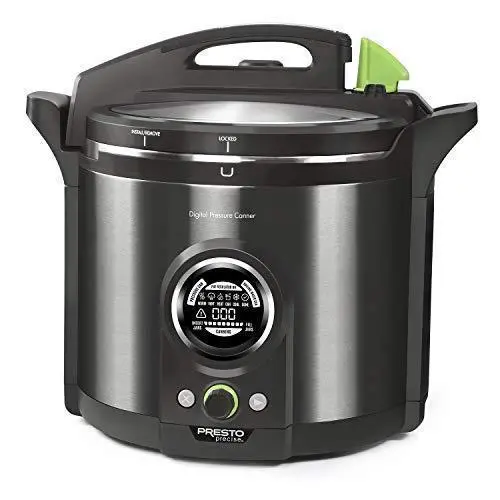 12-Quart Digital Pressure Canner – Black Stainless Steel Countertop Model - Image 2