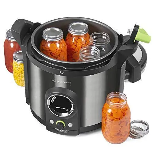12-Quart Digital Pressure Canner – Black Stainless Steel Countertop Model - Image 3