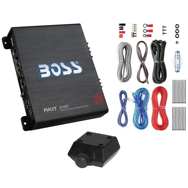 1200W Dual Car Subwoofer System with 1100W Amplifier, Capacitor, and Wiring Kit - Image 3
