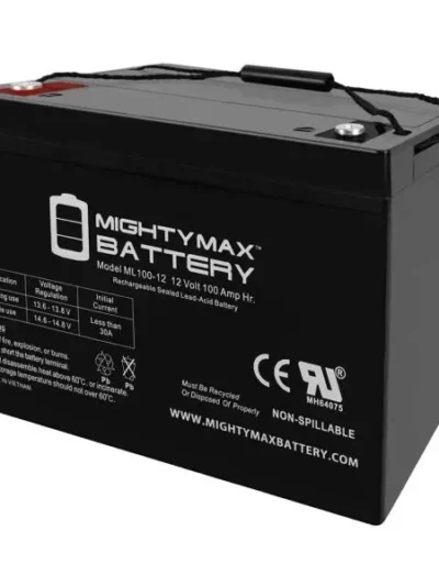 12V 100Ah SLA Replacement Battery – Deep-Cycle Backup Power for Sump Pumps
