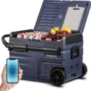 12V 37-Quart Portable Car Refrigerator Freezer with APP Control — Ideal for Camping, RVs, and Road Trips