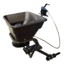 12V ATV-Mounted 80-Lb Grass & Seed Spreader – Hitch-Mount Fertilizer Dispenser for Utility Vehicles