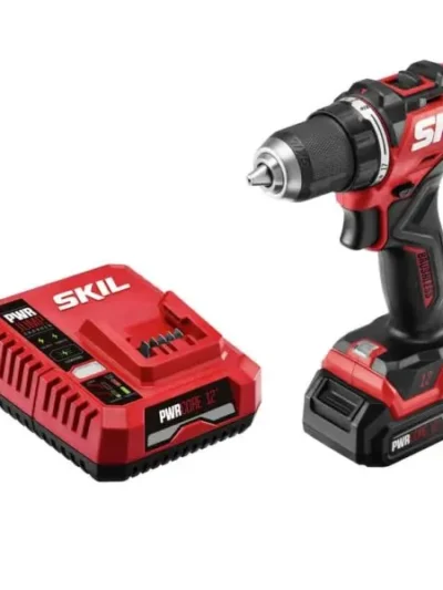 12V Brushless Cordless 1/2-Inch Drill Driver – Includes Lithium-Ion Battery & Fast Charger