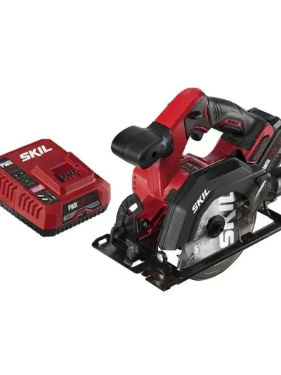 12V Brushless Cordless 5-1/2-Inch Circular Saw – Compact Cutting Tool with Battery & Charger