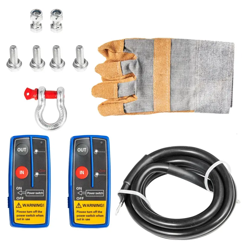 12V Electric Winch with Steel Cable – Off-Road Towing & Recovery for ATV, UTV, Truck, and Trailer - Image 3