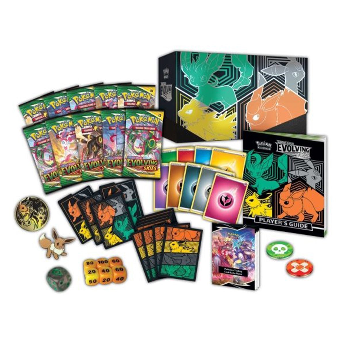 Pokemon TCG Evolving Skies Pokemon Center Elite Trainer Box Pair Set - Image 3