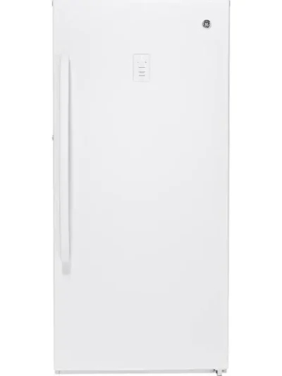 14.1-Cubic-Foot White Upright Freezer – Frost-Free Compact Storage Solution