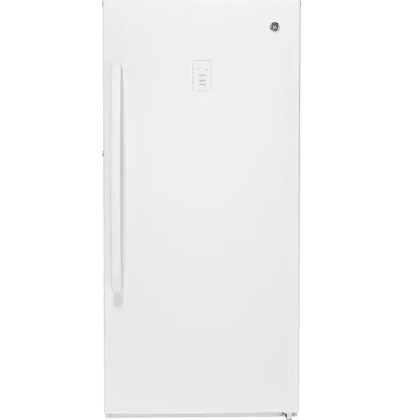 14.1-Cubic-Foot White Upright Freezer – Frost-Free Compact Storage Solution