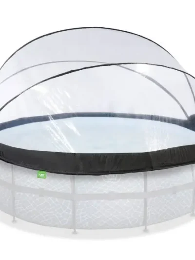 14-Foot Round Outdoor Pool Dome Enclosure – Multifunctional Weatherproof Cover for Above-Ground Pools