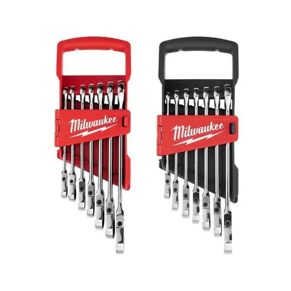 14-Piece SAE & Metric Flex-Head Ratcheting Combination Wrench Set – 144-Position Adjustable Tool Kit