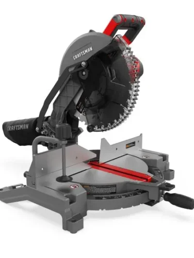 15-Amp Corded 12-Inch Single Bevel Miter Saw – Precision Cutting Tool for Trim & Framing