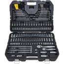 156-Piece Mechanics Tool Kit – Comprehensive Socket, Wrench, and Bit Set for Auto Repair