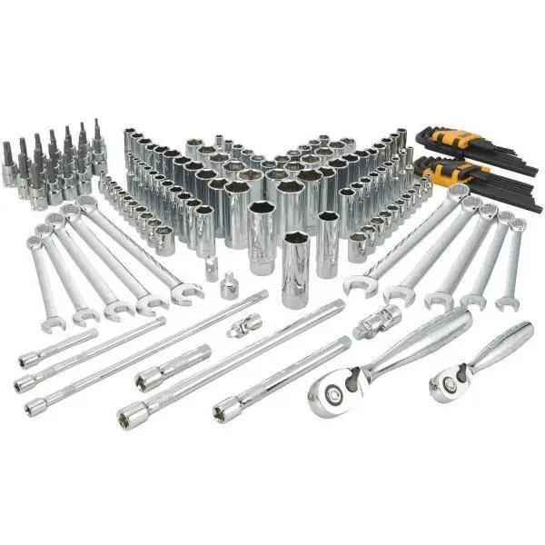 156-Piece Mechanics Tool Kit – Comprehensive Socket, Wrench, and Bit Set for Auto Repair - Image 2