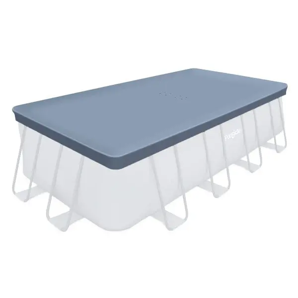 18-Foot Rectangular Pool Cover – Durable Gray Cover for Oasis & Activity Pools