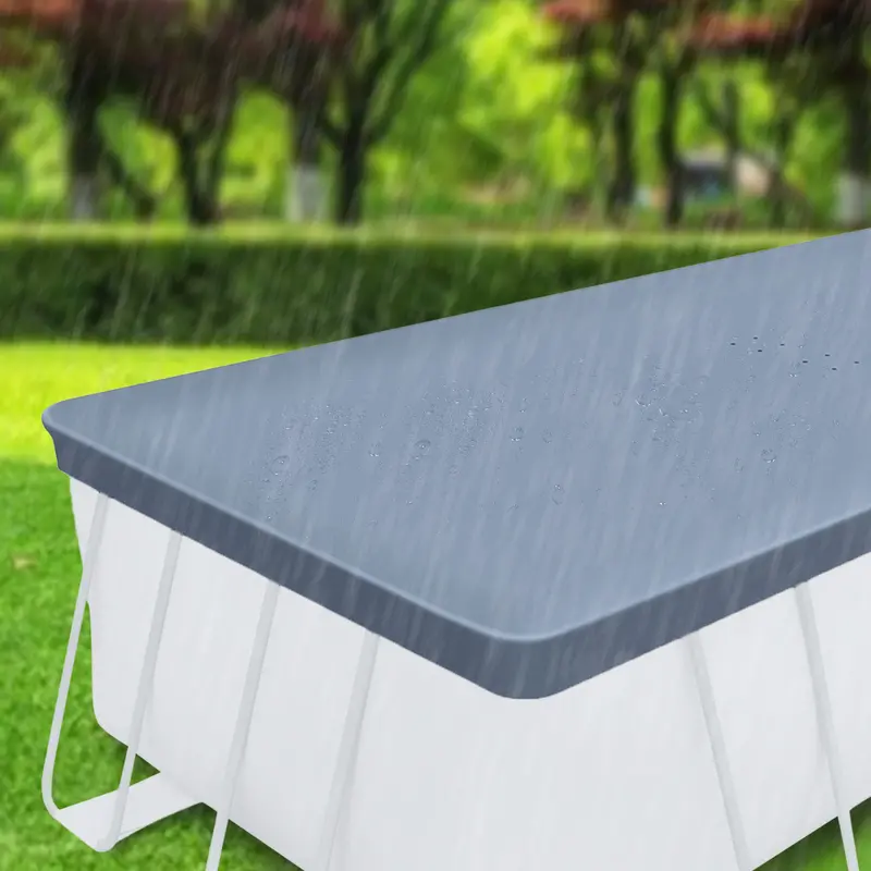 18-Foot Rectangular Pool Cover – Durable Gray Cover for Oasis & Activity Pools - Image 4