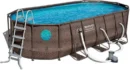 18′ x 9′ x 48″ Above-Ground Swimming Pool Set – Includes Pump & Maintenance Kit