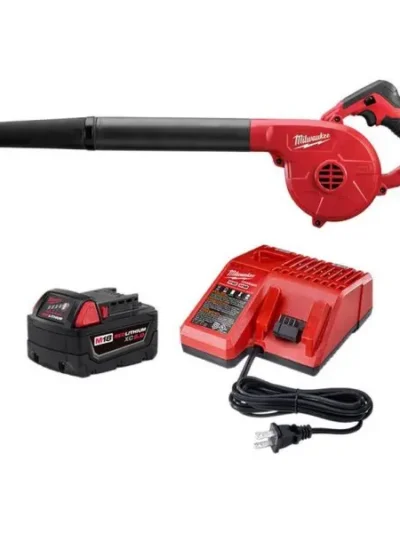 18V Compact Cordless Blower Kit – 5.0Ah Battery & Charger Included