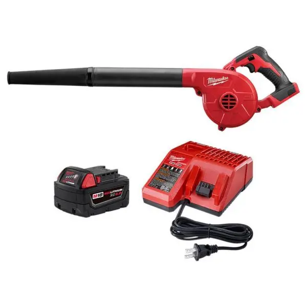 18V Compact Cordless Blower Kit – 5.0Ah Battery & Charger Included