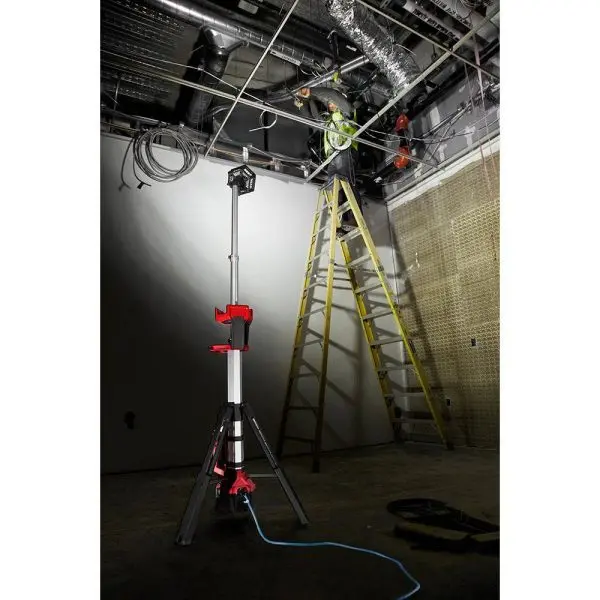 18V Cordless Rocket Dual-Tower LED Light System – Includes Two 6.0Ah High-Output Batteries - Image 4
