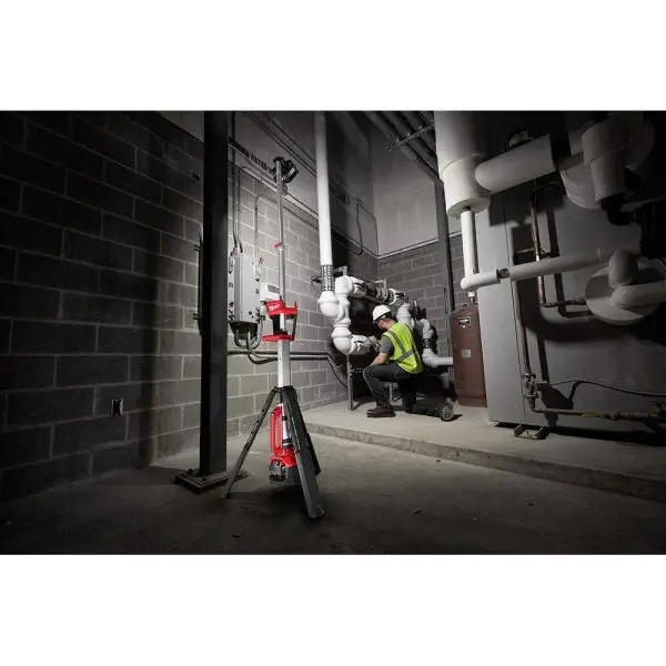 18V Cordless Rocket Dual-Tower LED Light System – Includes Two 6.0Ah High-Output Batteries - Image 5
