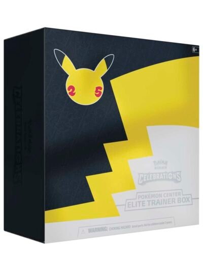 Celebrations Pokemon Center Exclusive Elite Trainer Box Pokemon TCG