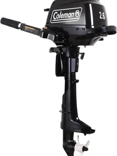 2.6 HP Short-Shaft Black Outboard Motor