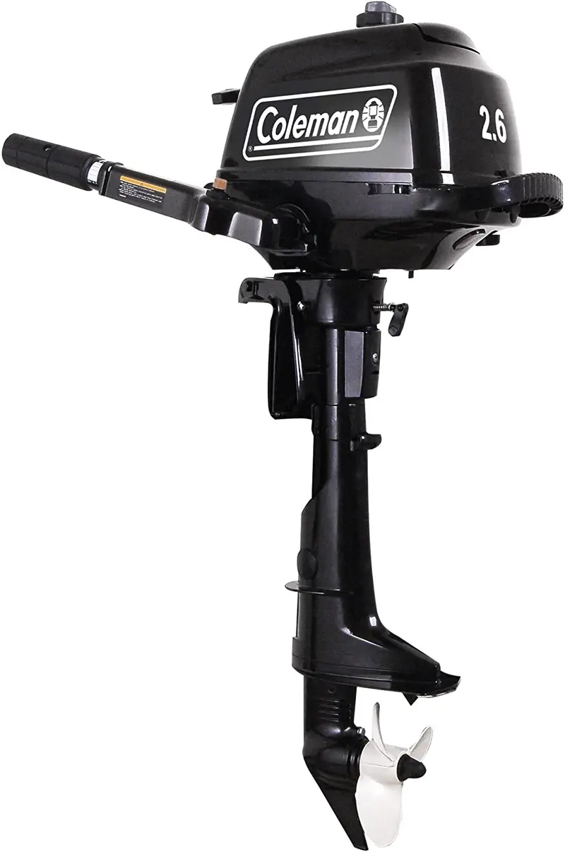 2.6 HP Short-Shaft Black Outboard Motor