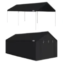 20-Foot Straight-Leg Instant Canopy Tent (10′ x 20′) with Full Sidewall Kit