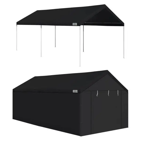 20-Foot Straight-Leg Instant Canopy Tent (10′ x 20′) with Full Sidewall Kit
