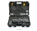 200-Piece Polished Chrome Mechanics Tool Set — Includes 1/4″, 3/8″, and 1/2″ Drive Sizes