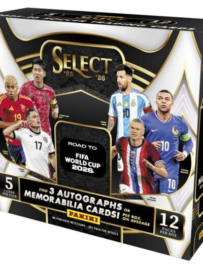 2025/26 Panini Select Road To FIFA World Cup 2026 Soccer Hobby 12 Box Case