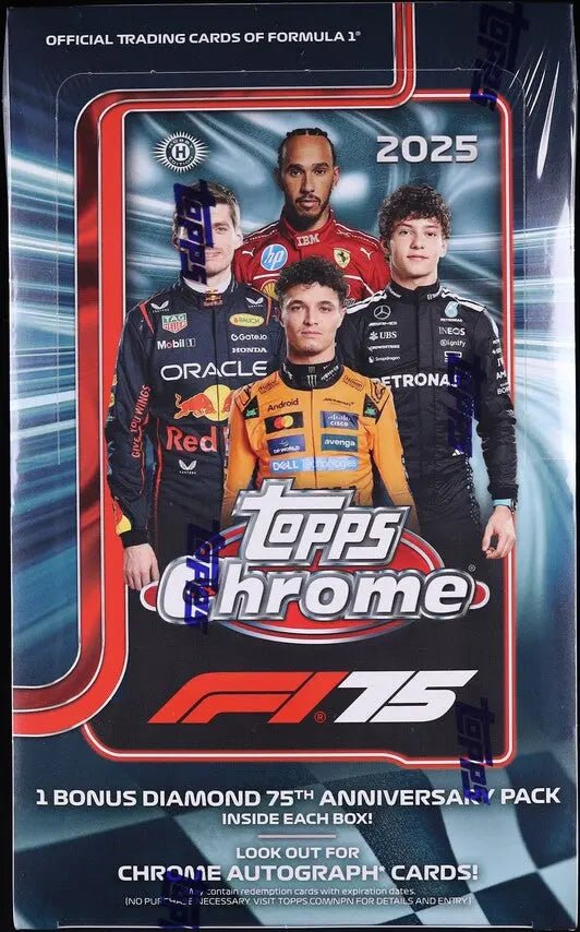 2025 Topps Chrome F1 Formula 1 Hobby Box