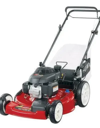 22-Inch Self-Propelled Gas Lawn Mower – High-Wheel Design with Variable Speed Control