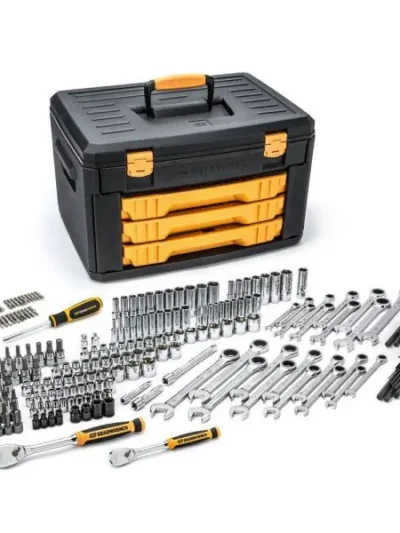 232-Piece Professional Mechanics Tool Set – SAE & Metric, Standard & Deep Sockets