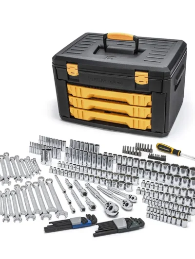 239-Piece SAE and Metric Mechanics Tool Set – Comprehensive Professional-Grade Kit