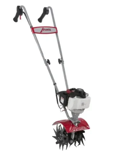 25cc Front-Tine Mini Cultivator – 9-Inch Forward-Rotating Tiller for Garden Beds